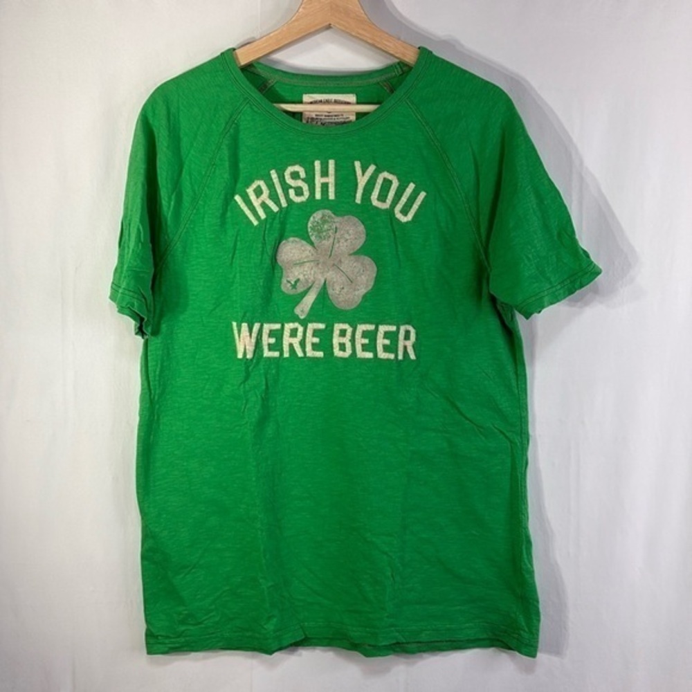 🗯️ American Eagle Irish you were beer green St. Patrick’s Day short sleeve tee